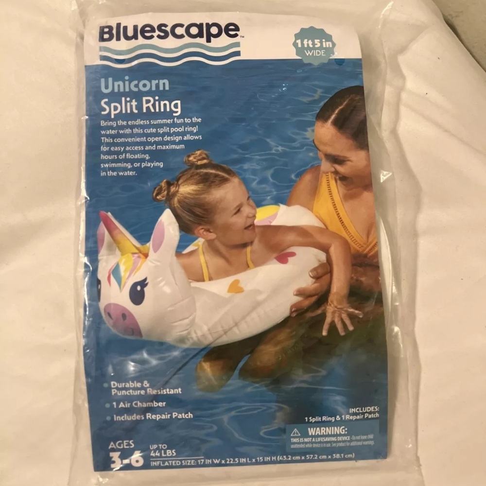 2 BLUESCAPE UNICORN YOUTH POOL FLOAT